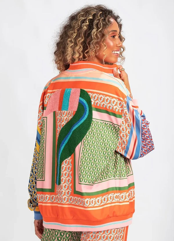 Farm - Bomber Poliflex Mania de Caju Mix Laranja 2