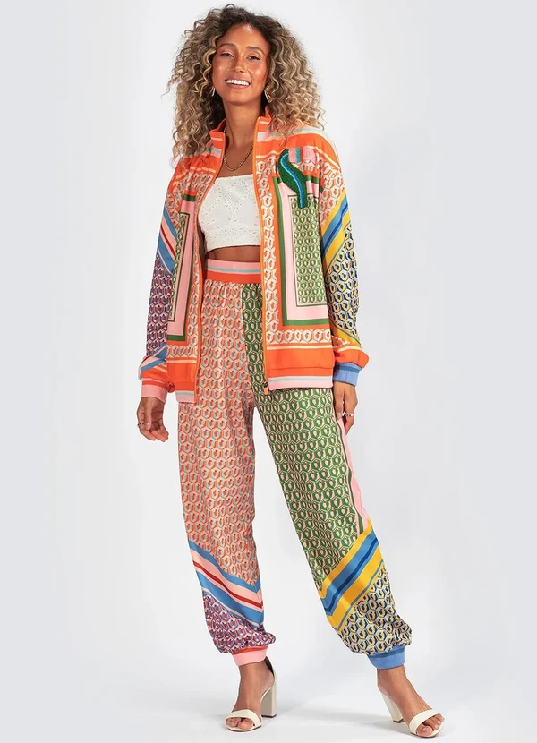 Farm - Bomber Poliflex Mania de Caju Mix Laranja 3