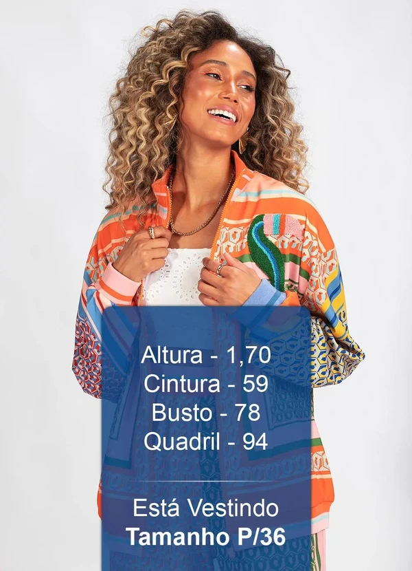 Farm - Bomber Poliflex Mania de Caju Mix Laranja 5