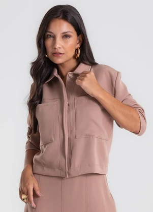 Endless - Camisa Jaqueta Alfaiataria Marrom - ENDLESS