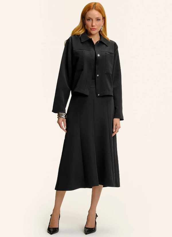 CAMISA JAQUETA ALFAIATARIA PRETO - ENDLESS