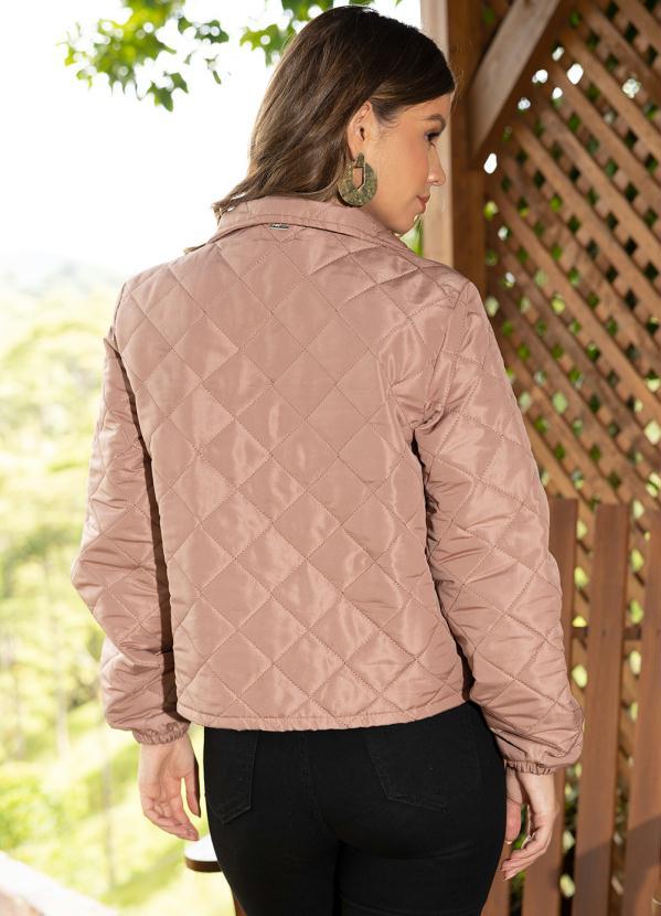 Quintess - Casaco Bege com Botões de Pressão 2