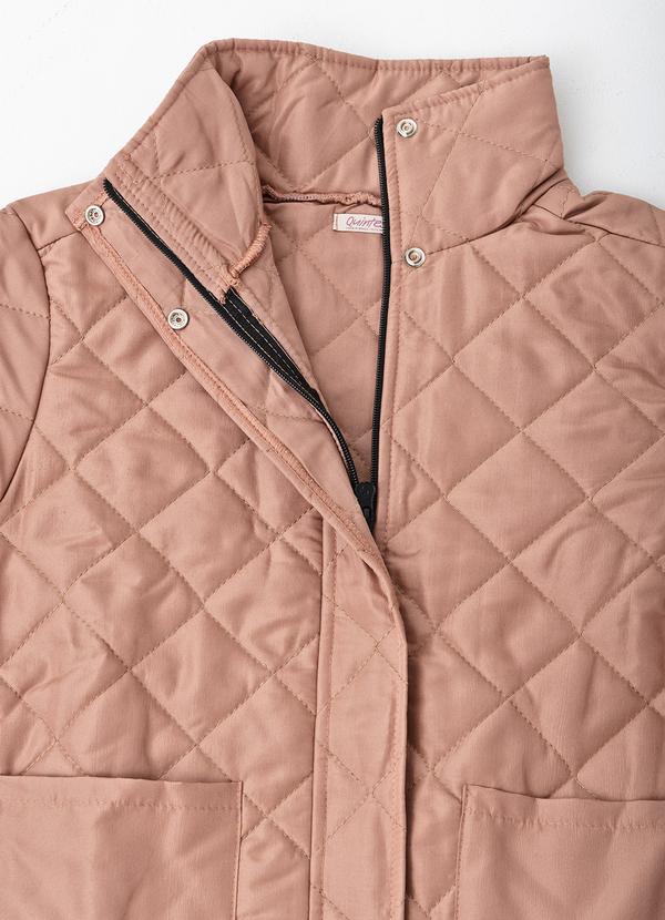 Quintess - Casaco Bege com Botões de Pressão 6