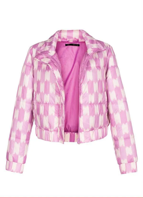 Maria Filó - Casaco de Tactel Estampa Cerda Rosa 7