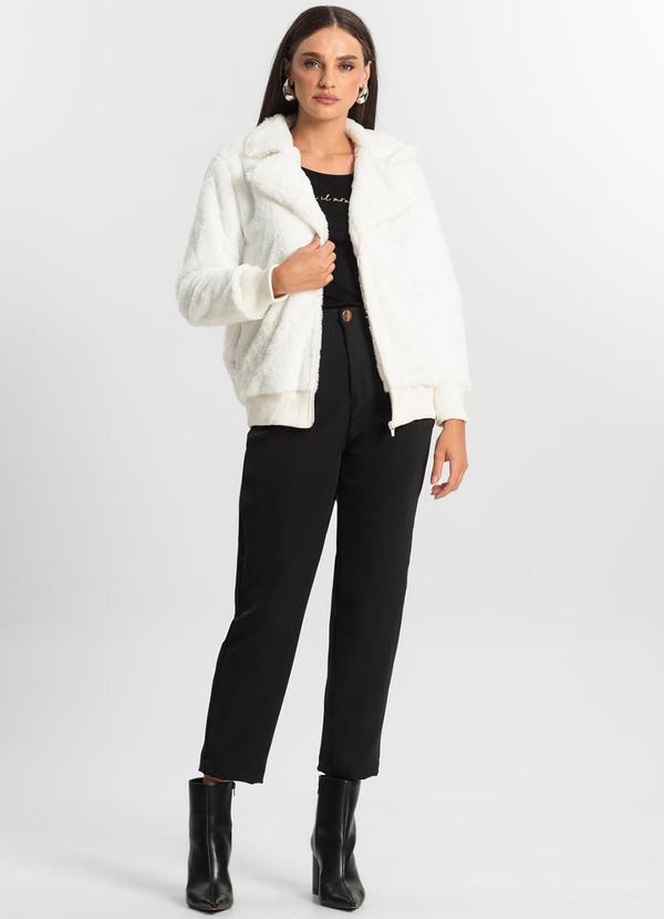 Endless - Casaco Feminino em Pelo Safira Bege 3