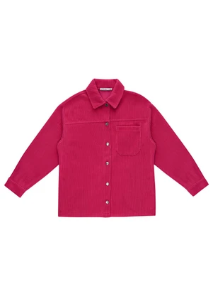 Endless - Casaco Feminino Veludo Cotelê Vermelho - ENDLESS