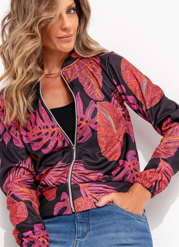 Quintess - Casaco Folhagem Bordada em Malha 9