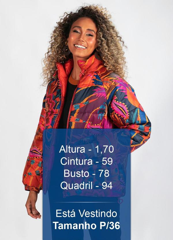 Farm - Casaco Puffer Dupla Face Onda de Floral Estampado 6