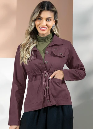 Quintess - Casaco Vinho em Sarja - QUINTESS