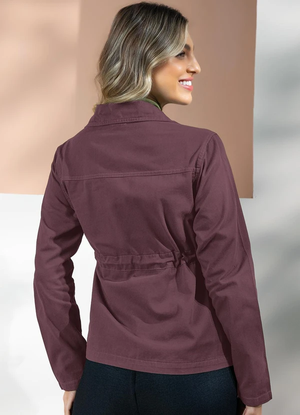 Quintess - Casaco Vinho em Sarja 9