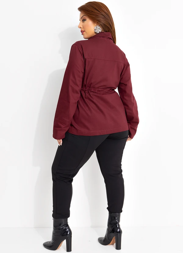 Quintess - Casaco Vinho em Sarja 4