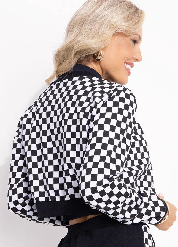 Bimini - Casaco Xadrez em Moletinho 2