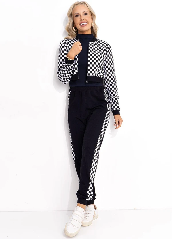 Bimini - Casaco Xadrez em Moletinho 5