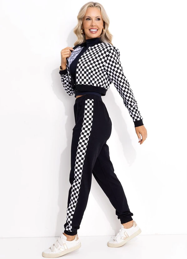 Bimini - Casaco Xadrez em Moletinho 6