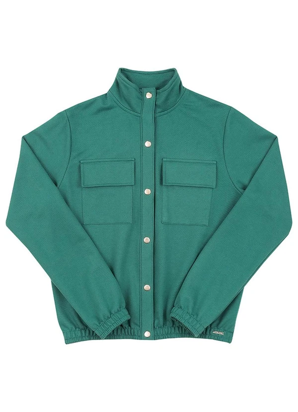 Soft Bonni - Jaqueta Adulto em Moletinho Verde 3