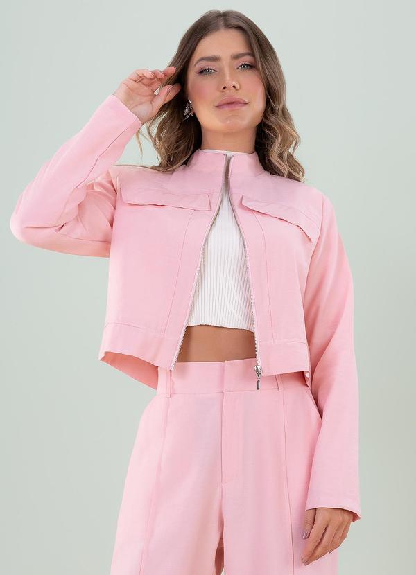 Angel - Jaqueta Alfaiataria Rosa