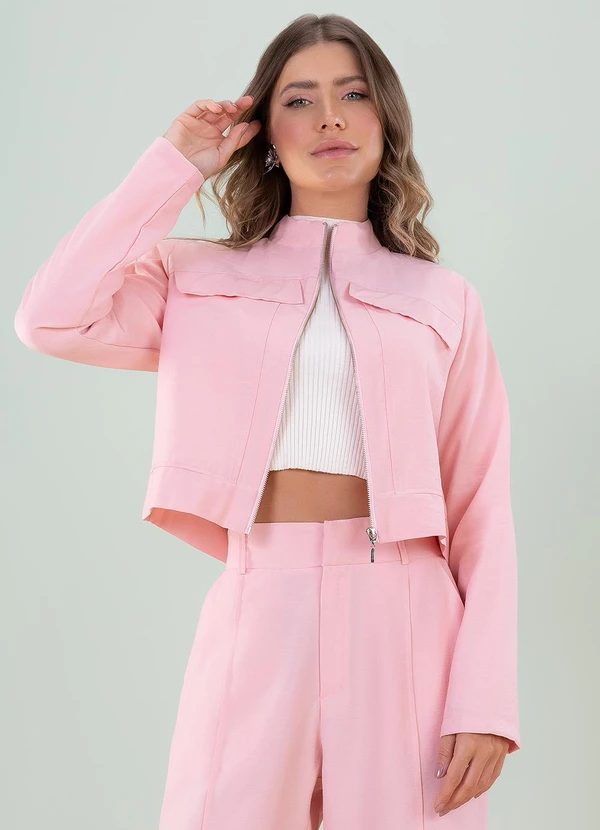 Angel Jaqueta Alfaiataria Rosa