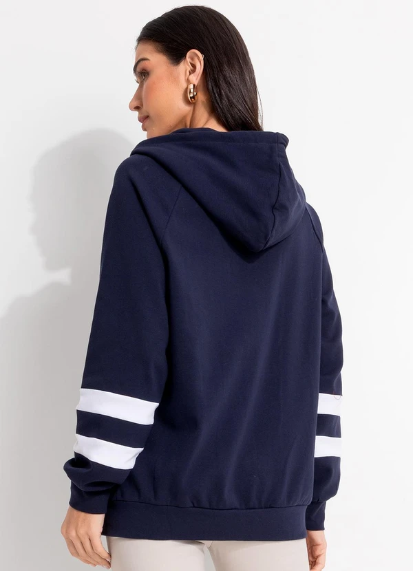 Quintess - Jaqueta Azul Marinho em Molecotton 2