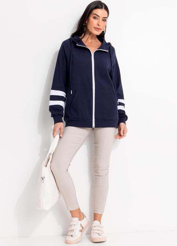 Quintess - Jaqueta Azul Marinho em Molecotton 3