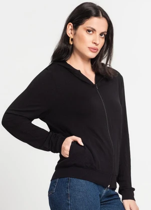 Rovitex - Jaqueta Básica Feminina Preto - ROVITEX