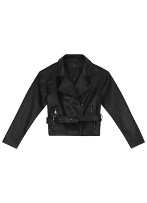 Enfim - Jaqueta Biker Preto - ENFIM