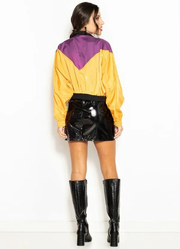 Colcci - Jaqueta Bomber em Tactel Amarela 4