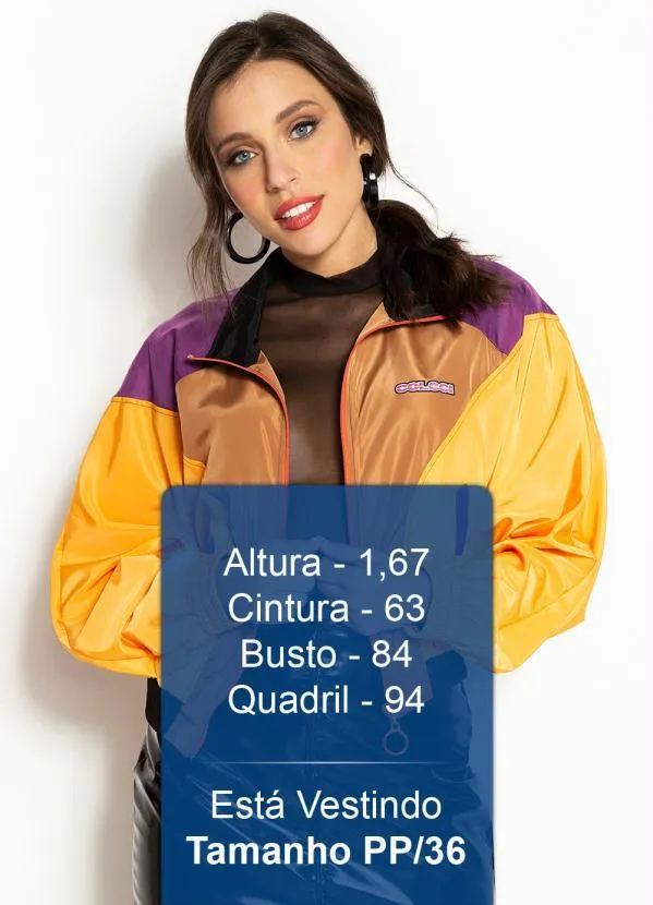 Colcci - Jaqueta Bomber em Tactel Amarela 5