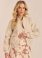 Doce Trama - Jaqueta Bomber Jardim Decor Branco - variação: Branco