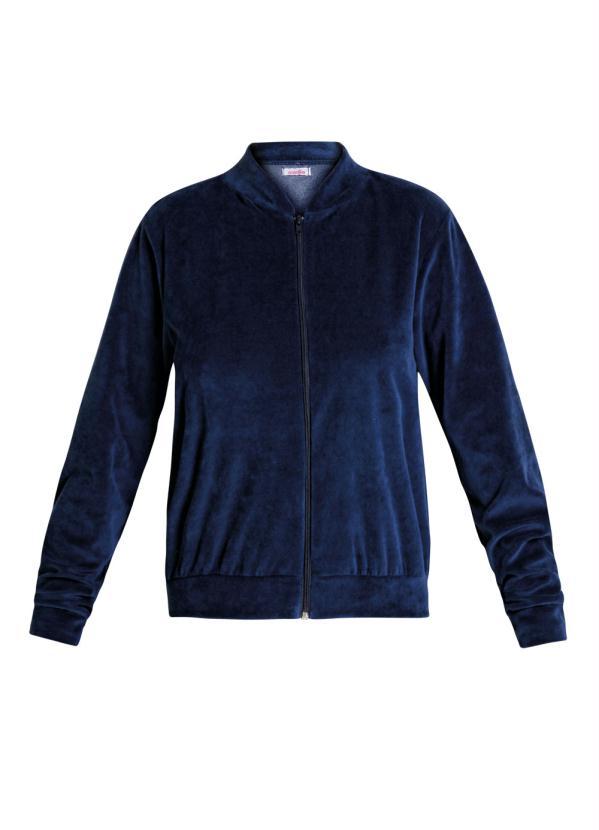 Outlet - Jaqueta Bomber Marinho Moda Evangélica 5