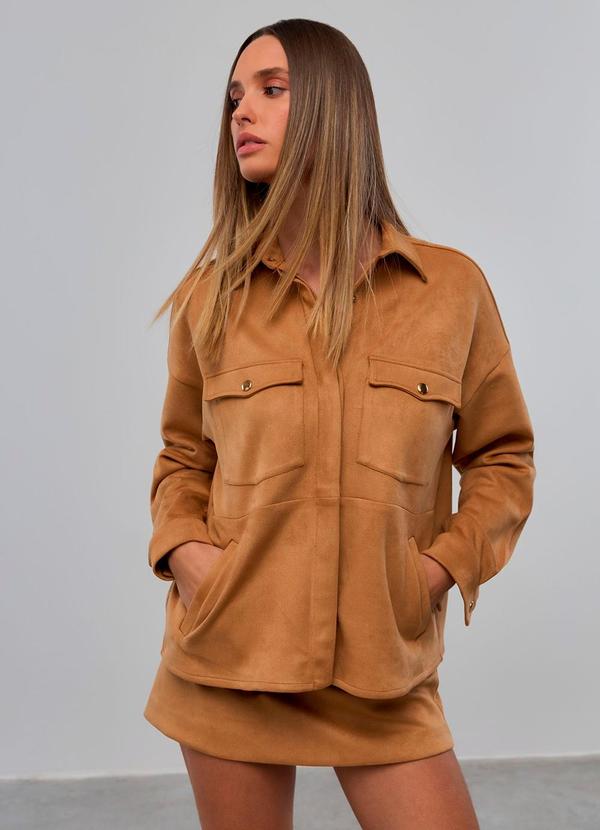 Carlota Costa - Jaqueta Camurça Marrom 4