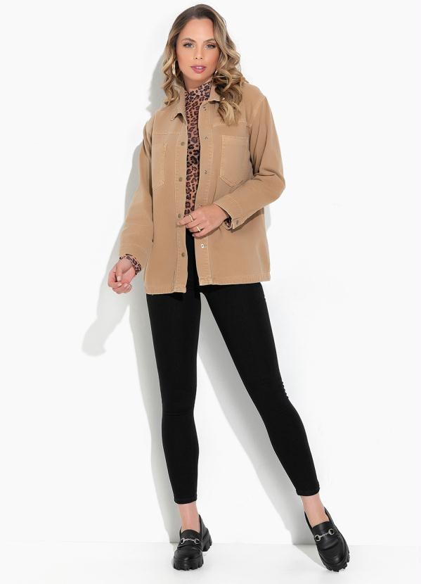 Sawary Jeans - Jaqueta Cáqui 3