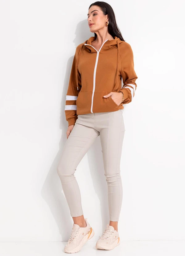 Quintess - Jaqueta Caramelo em Molecotton 6