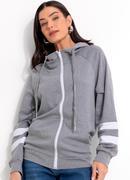 Jaqueta Cinza Claro em Molecotton