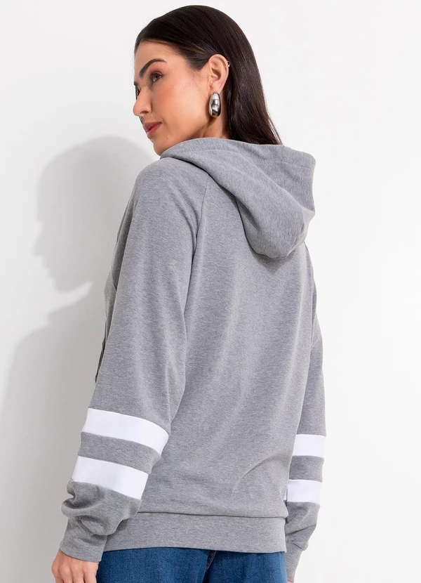 Quintess - Jaqueta Cinza Claro em Molecotton 2