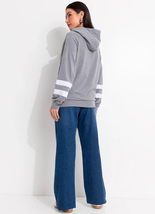 Quintess - Jaqueta Cinza Claro em Molecotton 5