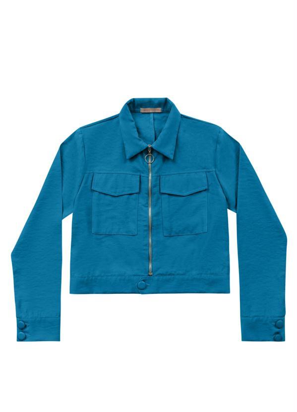 Angel - Jaqueta com Bolsos Azul 3