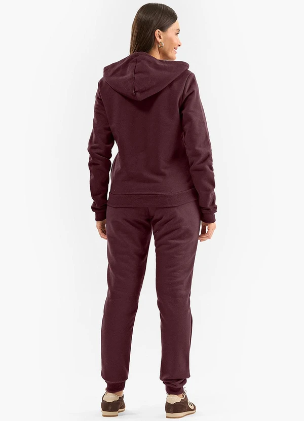 Rovitex - Jaqueta com Capuz em Moletom Rovitex Vermelho 4