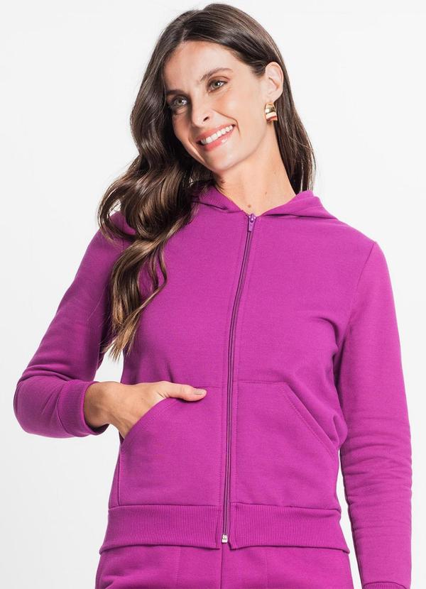 Rovitex - Jaqueta com Capuz Feminina Roxo