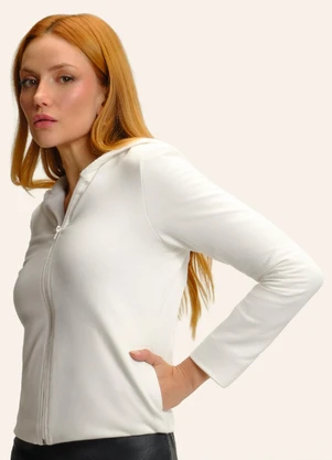 Endless - Jaqueta com Capuz Molecotton Bege - ENDLESS
