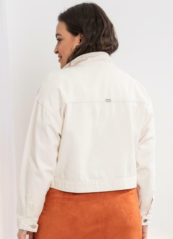 Quintess - Jaqueta Cropped Bege 7