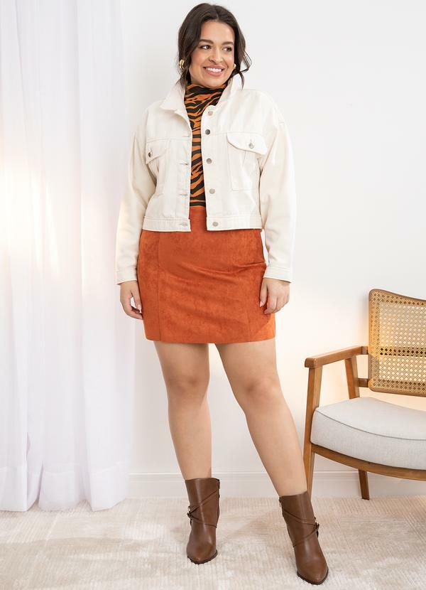 Quintess - Jaqueta Cropped Bege 8