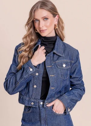 Angel - Jaqueta Denim Azul - ANGEL