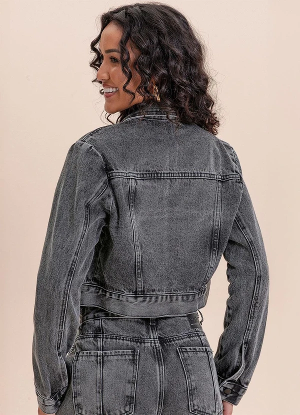 Angel - Jaqueta Denim Preto 2