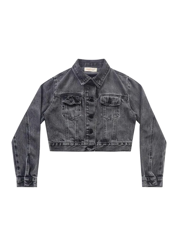 Angel - Jaqueta Denim Preto 5