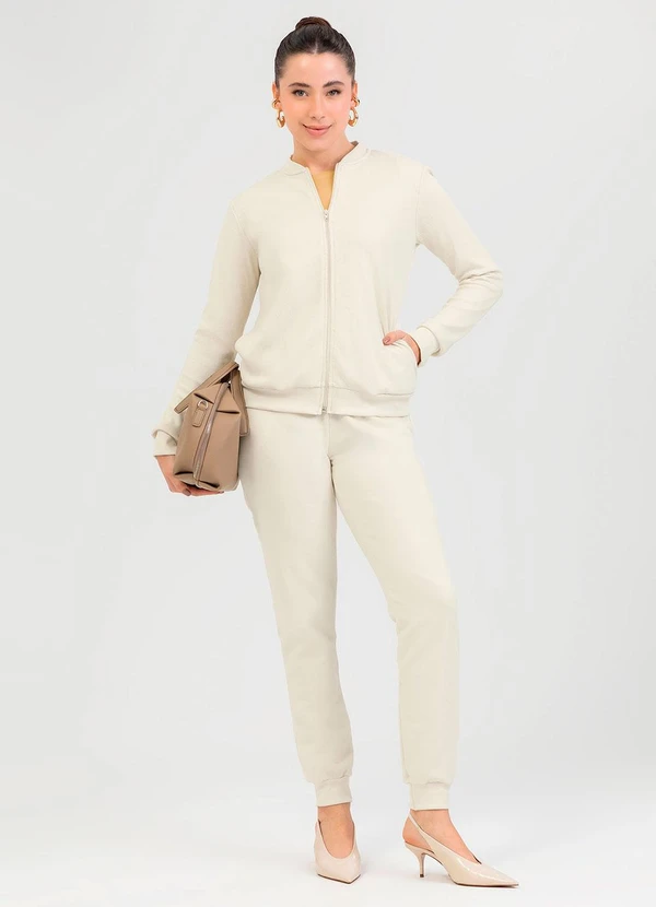 Cativa - Jaqueta em Algodão Bege 3