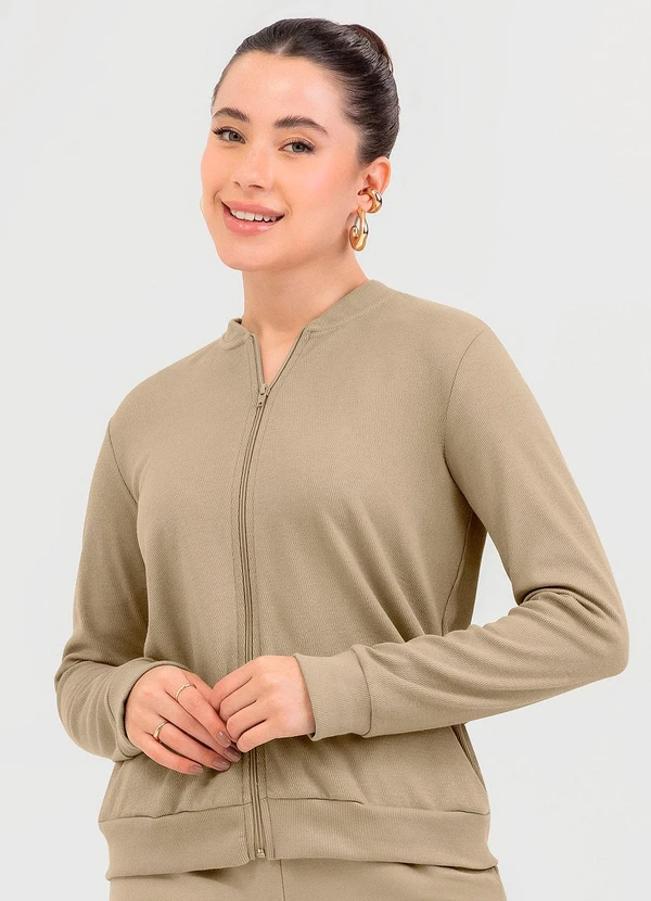 Cativa - Jaqueta em Algodão Marrom 1