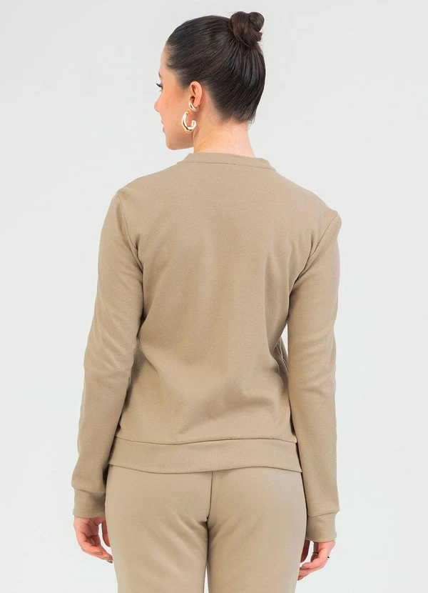 Cativa - Jaqueta em Algodão Marrom 2