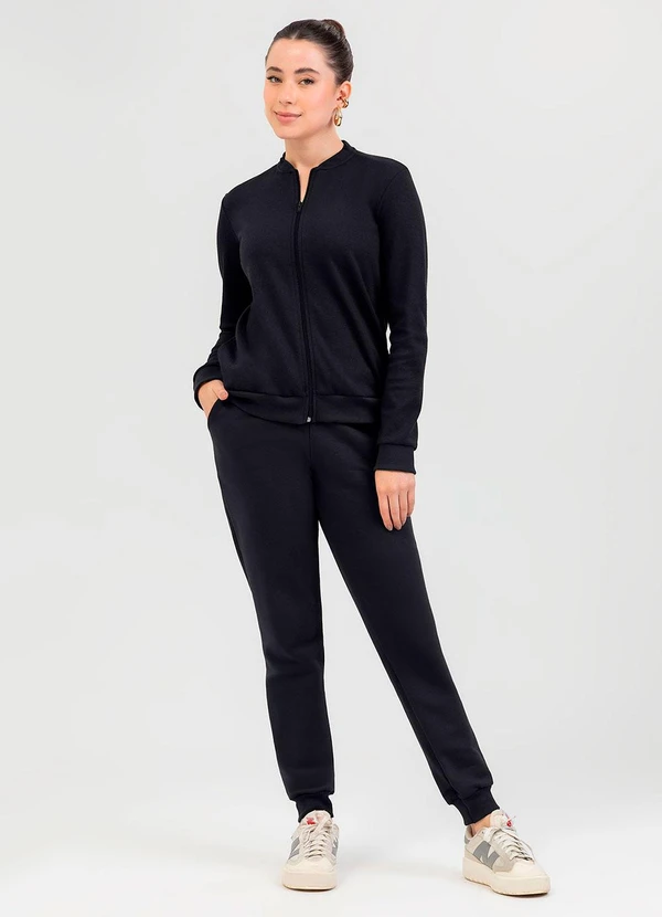 Cativa - Jaqueta em Algodão Preto 3