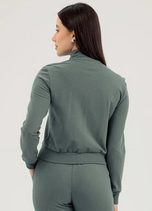 Cativa - Jaqueta em Molecotton  Verde - CATIVA