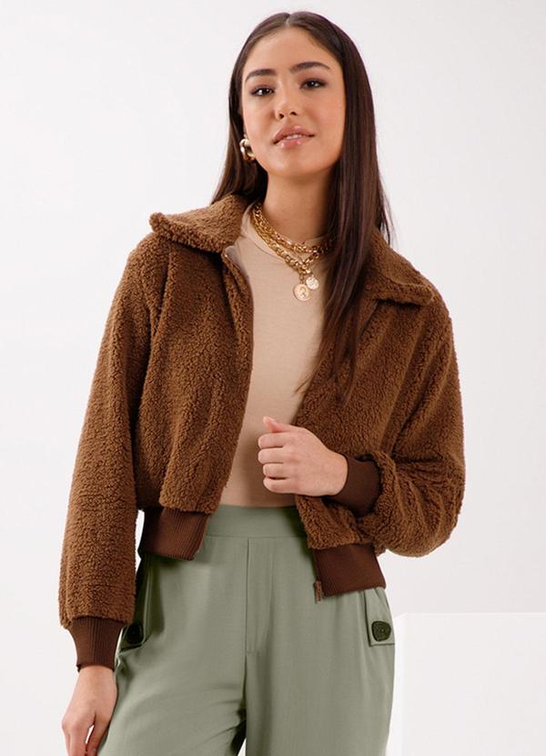 Casaco Feminino Jaqueta Lunender Lunender Jaqueta Em Pelo